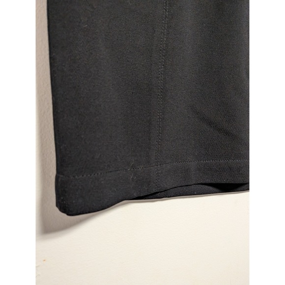 Burberry Brit Black Short Sleeve Pique Knit Shift Dress US 6 - Picture 4 of 11